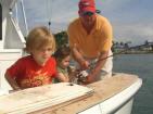Captain Trent helping out the Kids!